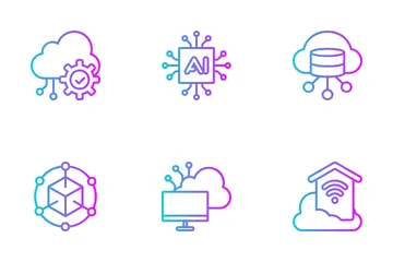 Cloud Computing Network Icon Pack