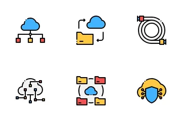 Cloud Computing Network Icon Pack