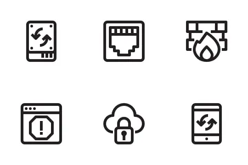Cloud Computing & Networking Icon Pack