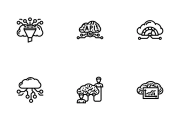 Cloud Computing Virtualization Icon Pack