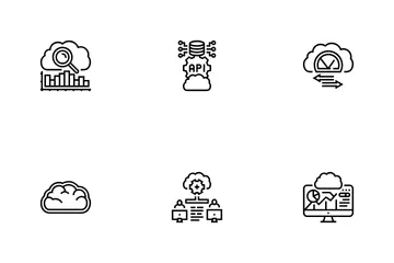 Cloud Computing Virtualization Icon Pack
