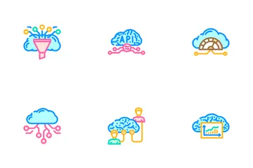 Cloud Computing Virtualization Icon Pack