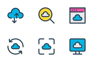 Cloud Computing Vol-1 Icon Pack