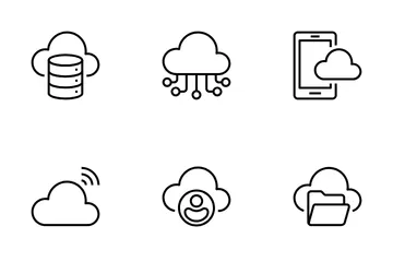 Cloud Computing Vol-1 Icon Pack