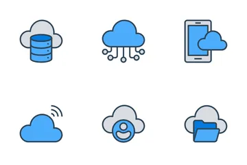 Cloud Computing Vol-1 Icon Pack