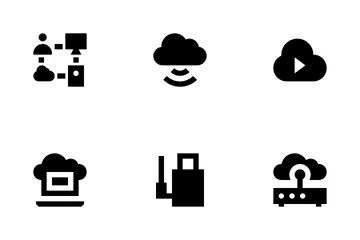 Cloud Data Technology Icon Pack