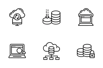 Cloud Hosting Icon Pack