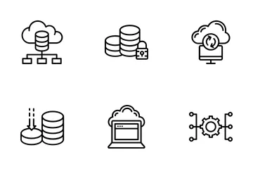 Cloud Hosting Icon Pack