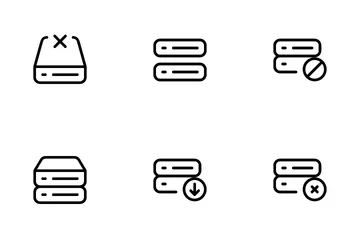 Cloud Hosting Icon Pack