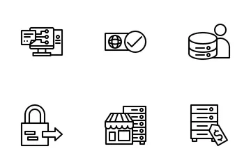 Cloud Hosting Icon Pack