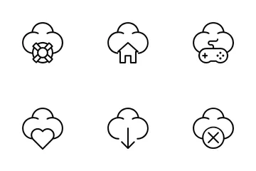 Cloud Interface Icon Pack