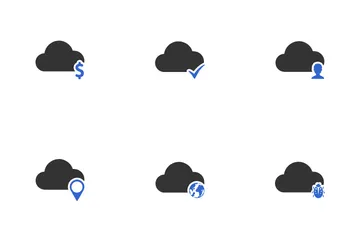 Cloud-Konzept Symbolpack