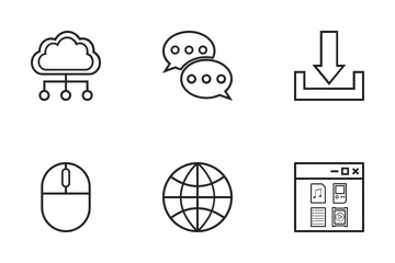 Cloud Media  Icon Pack