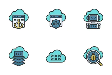 Cloud Programming Icon Pack