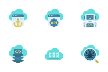 Cloud Programming Icon Pack