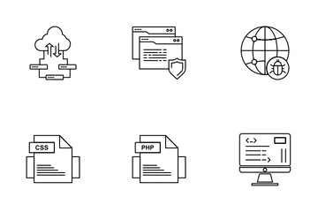 Cloud Server And Technology Icon Pack