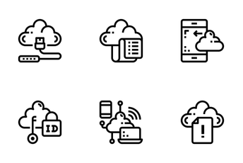 Cloud Service  Icon Pack