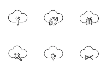 Cloud Set Icon Pack