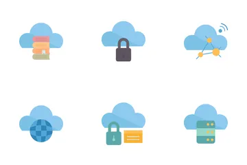 Cloud-Technologie Symbolpack