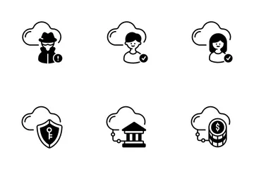 Cloud-Technologie Symbolpack