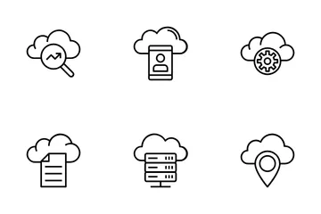 Cloud Technology Vol 1 Icon Pack