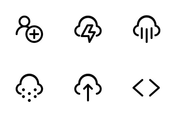 Cloud User Interface Icon Pack