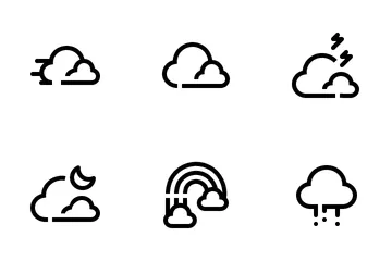 Clouds And Weather Icon Pack