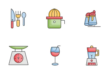 Cocina Paquete de Iconos