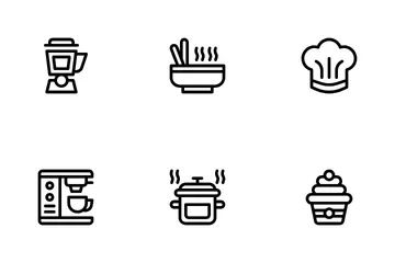 Cocinando Paquete de Iconos