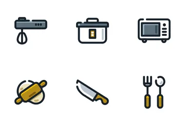 Cocina Paquete de Iconos