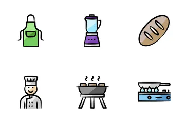 Cocinando Paquete de Iconos