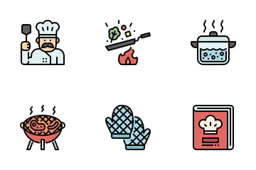 Cocinando Paquete de Iconos