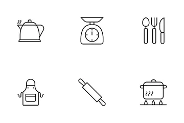 Cocinando Paquete de Iconos