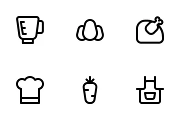 Cocinando Paquete de Iconos