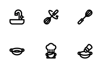 Cocinando Paquete de Iconos