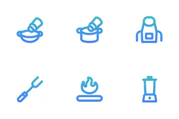 Cocinando Paquete de Iconos