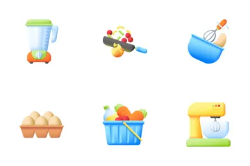 Cocinando Paquete de Iconos