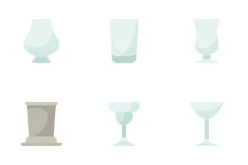 Cocktail Glasses Icon Pack