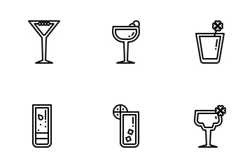 Cocktails Icon Pack