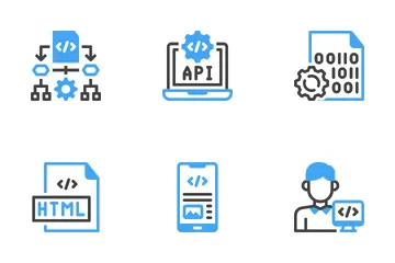 Code de programmation informatique Pack d'Icônes