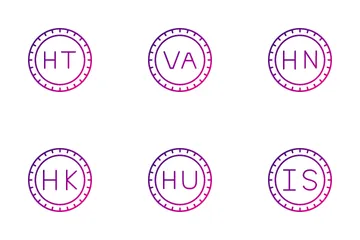 Code postal Icon Pack
