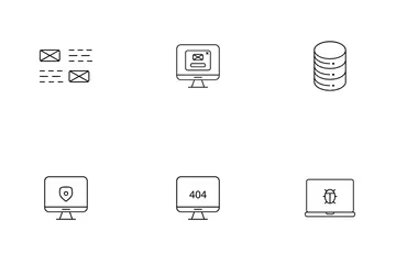 Programmierung und Webdesign Symbolpack