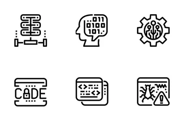 Codificación y programación Paquete de Iconos