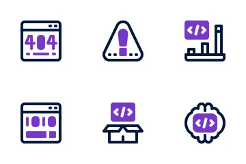 Codificación y programación Icon Pack