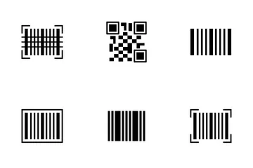 Código de barras Pacote de Ícones