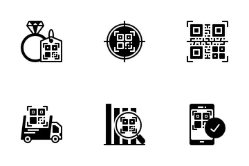 Código QR Paquete de Iconos