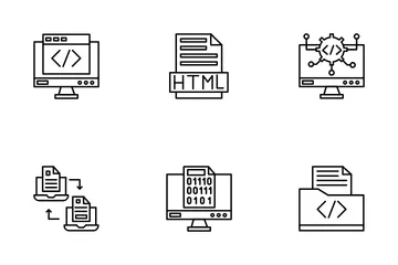 Coding And Development Icon Pack