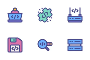 Coding And Programming Icon Pack