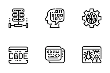 Coding And Programming  Icon Pack