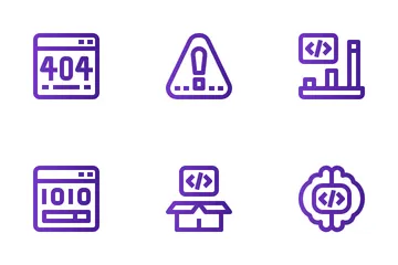 Coding And Programming Icon Pack